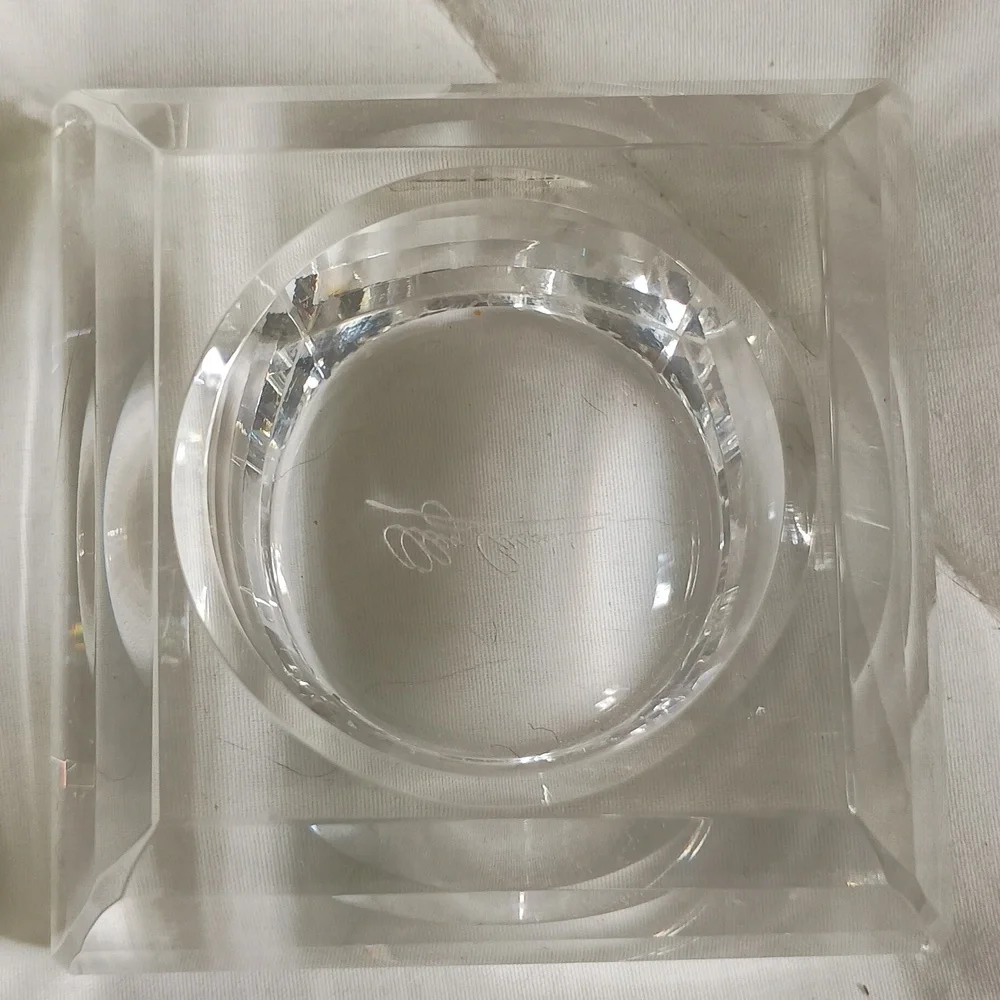 Signed Oleg Cassini‎ candleholder